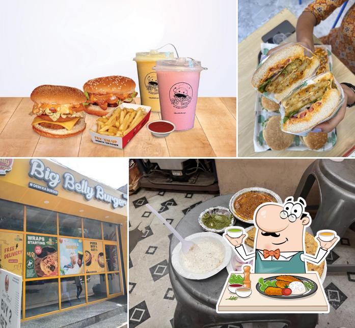 Food at Big Belly Burger