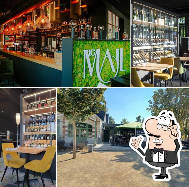 Installez-vous à l'une des tables de Le Mail - Restaurant Angers