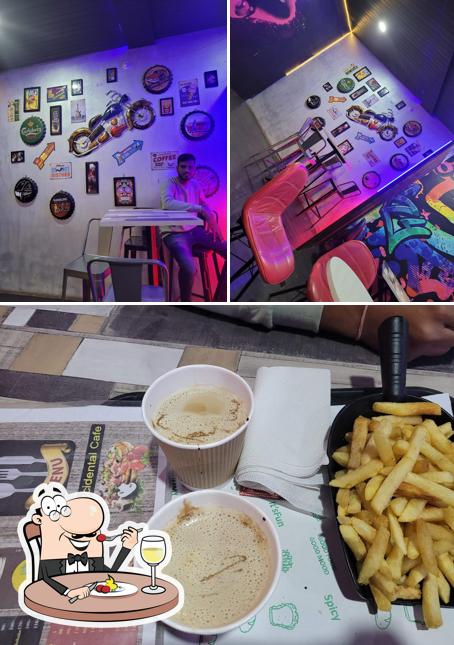 This is the image displaying food and exterior at Cafe Pizza Box