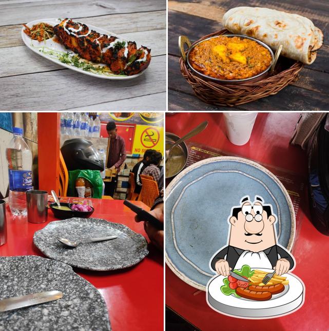 The restaurant's food and drink