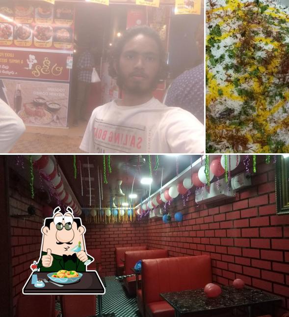 Food at Lucky food court & family restaurant a/c