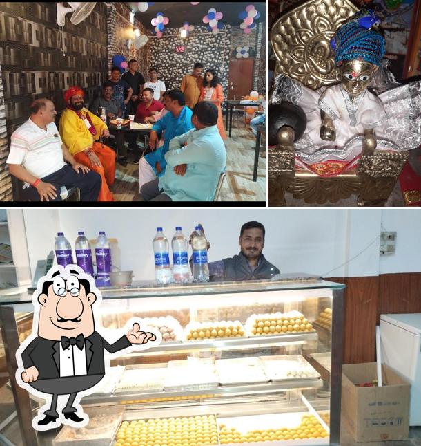 The interior of Nandani Sweet House
