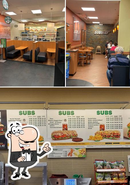 Gli interni di Subway