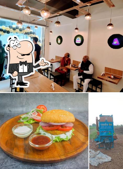 Among various things one can find interior and food at TeaMax Cafe