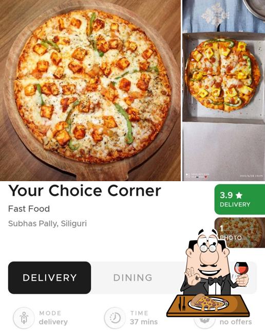 Pick different kinds of pizza