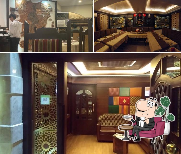 The interior of PALLKHI RESTAURANT