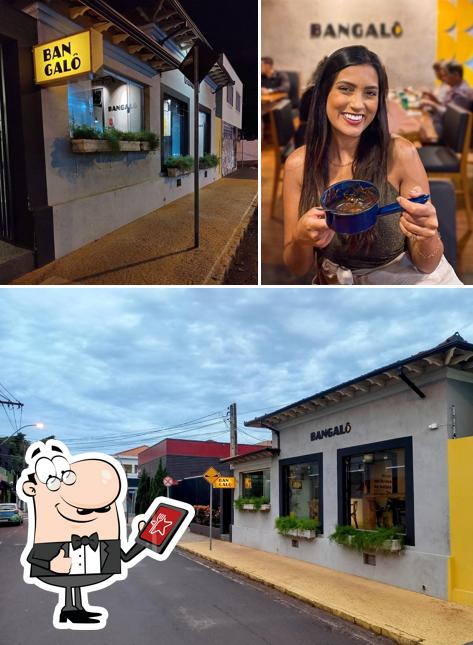 Confira a ilustração mostrando exterior e casamento a Bangalô Batataria