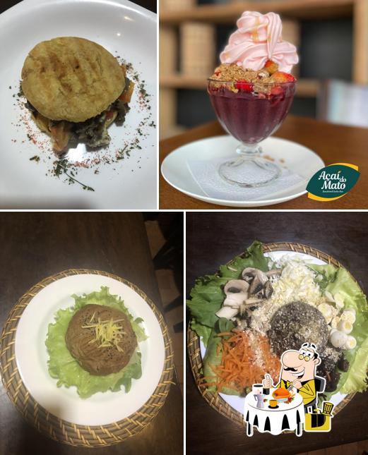 Mousse de chocolate em Açaí do Mato