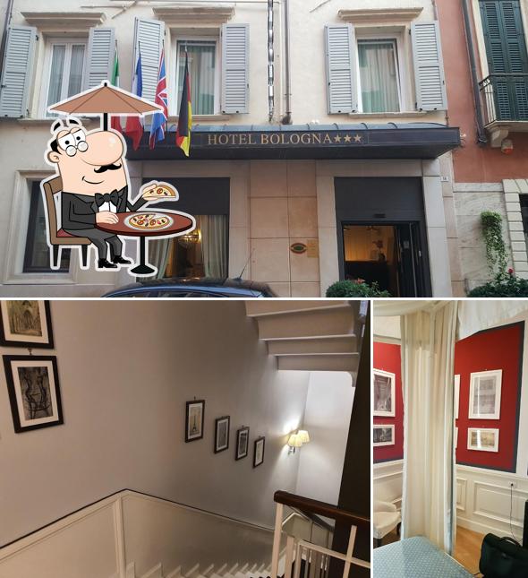 La parte esterna è una caratteristica importante di Hotel Bologna