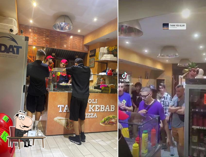 Gli interni di Tivoli tasty kebab e pizza