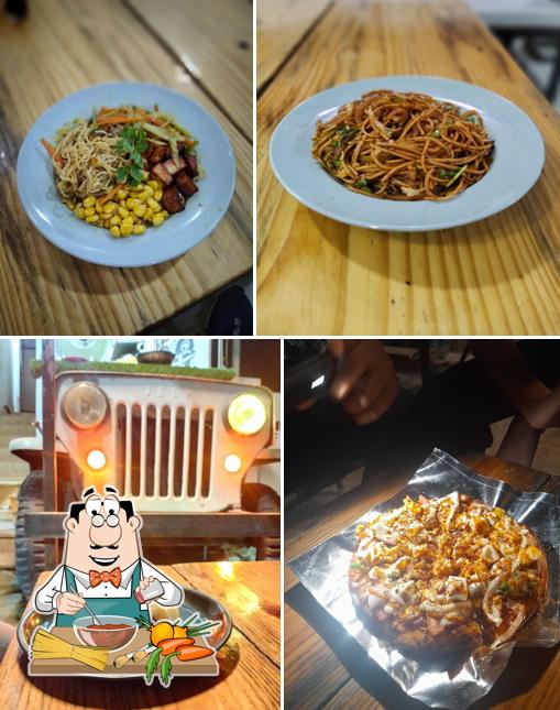 Spaghetti bolognese at Vintage cafe