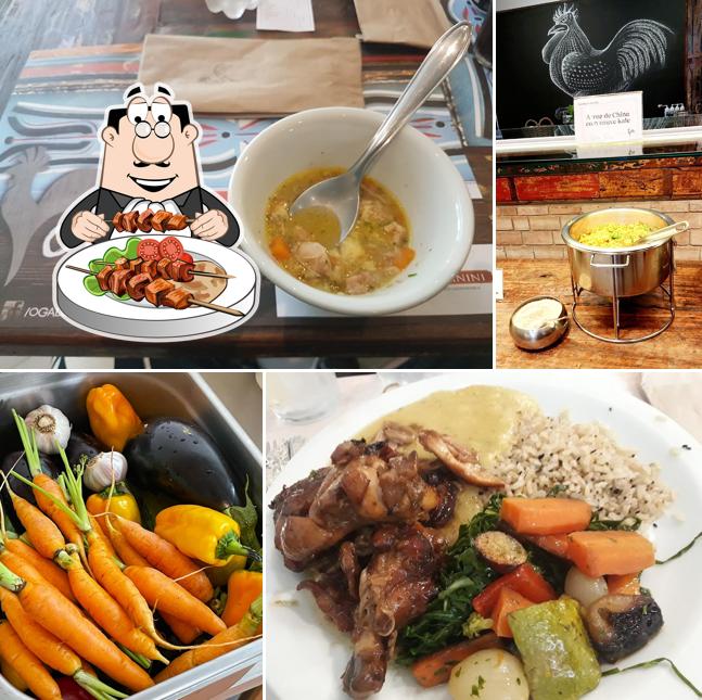 Comida em O Galo Cinza