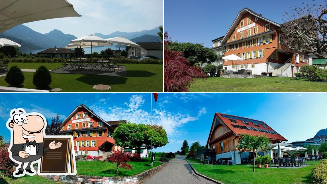 Goditi la vista dall'area esterna di Hotel Friedheim