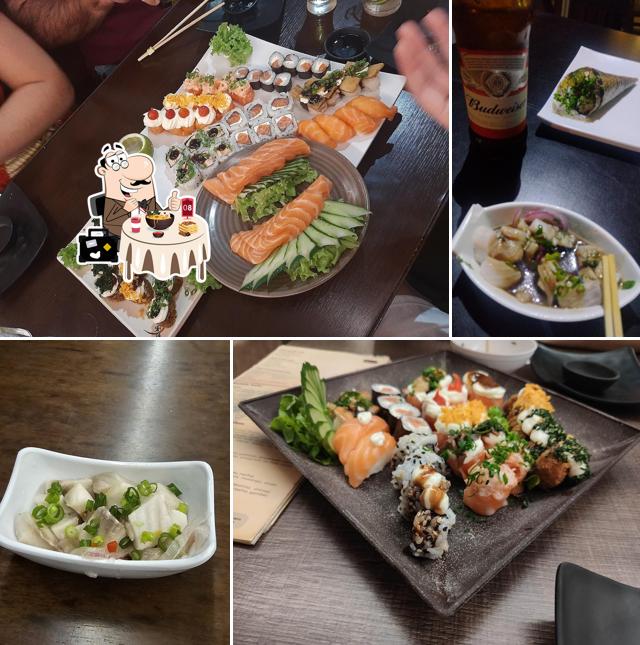 Platos en Issho Ni Restaurante Japonês