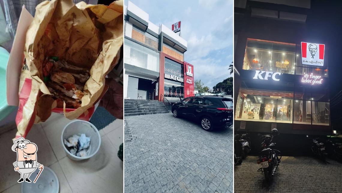 The exterior of KFC