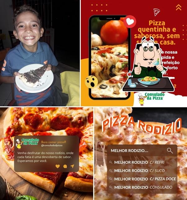 Comida em Consulado da Pizza