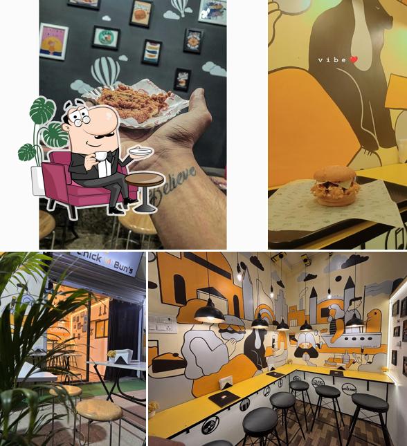 The interior of CHICK’N’BUN’S