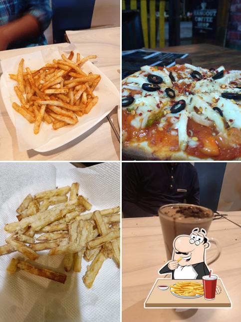 French fries at Hangout Cafe