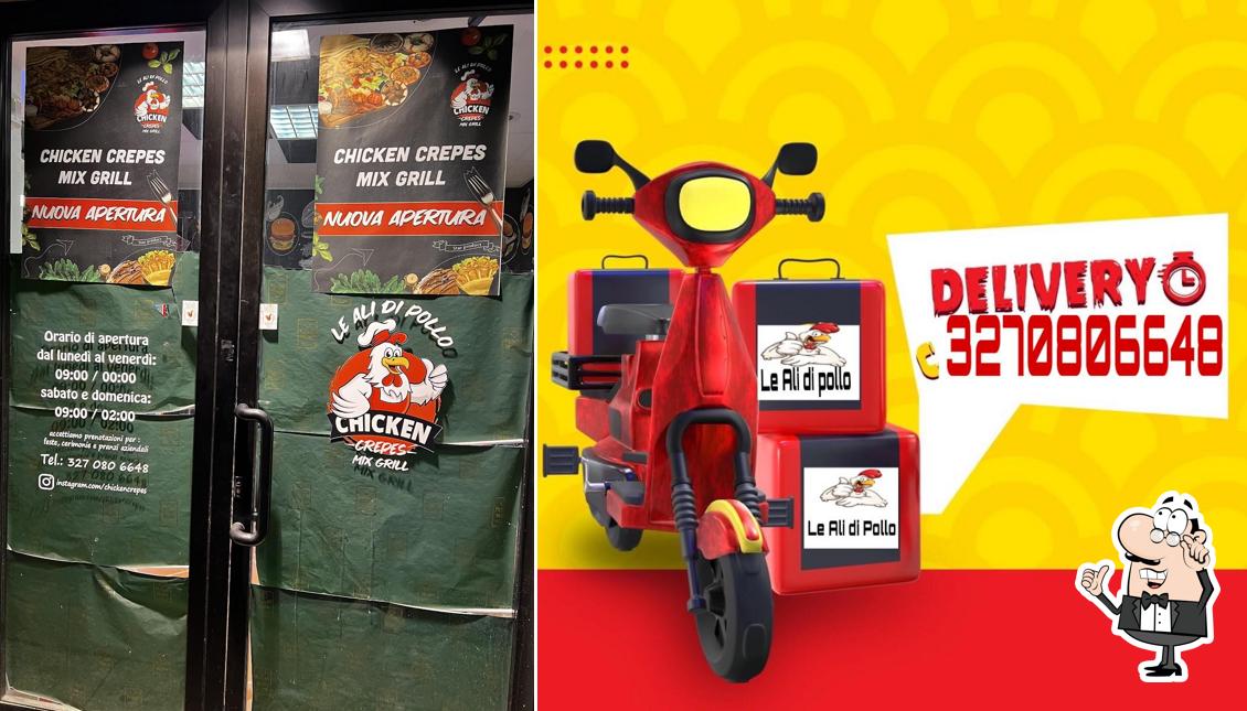 Gli interni di LE ALI DI POLLO CHICKEN CREPE