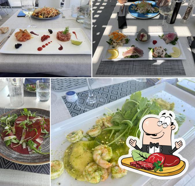 Carpaccio di manzo al Sunset Beach