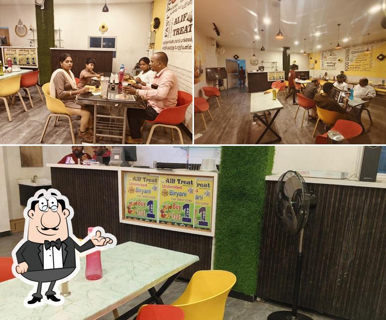Check out how AlifTreat (Biriyani) Restaurant looks inside