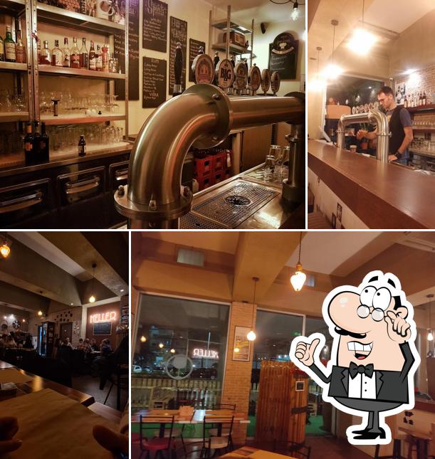 Gli interni di Keller Pub