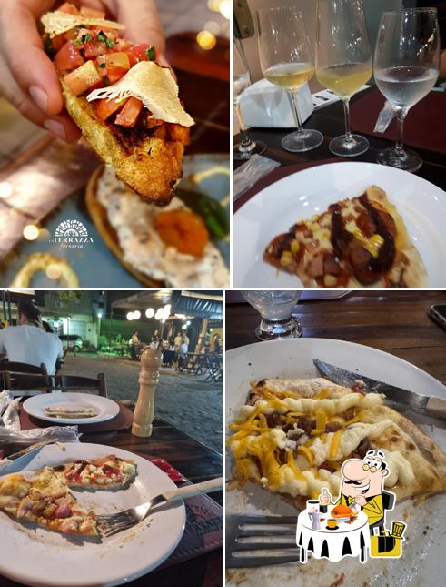Comida em La Terrazza Forneria Pizzaria