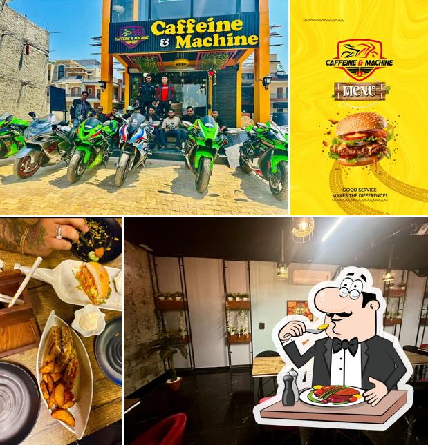 Food at Caffeine & Machine