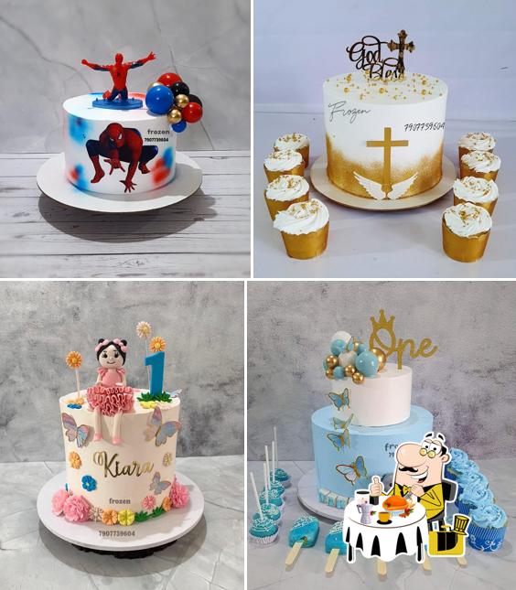 Food at FROZEN Homemade cakes