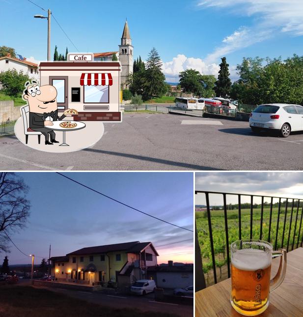 Tra le varie cose da Miz, gostinstvo in storitve, d.o.o. si possono trovare la esterno e birra
