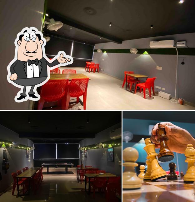 The interior of The Real Diet Cafe