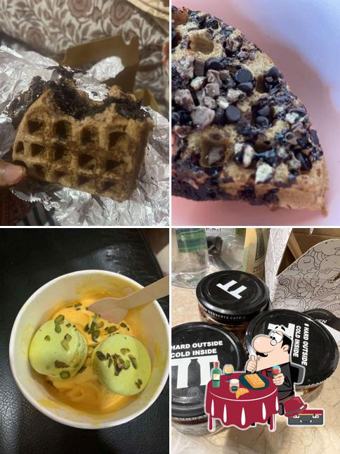 Waffles at Frozen Bottle - Milkshakes, Desserts And Ice Cream