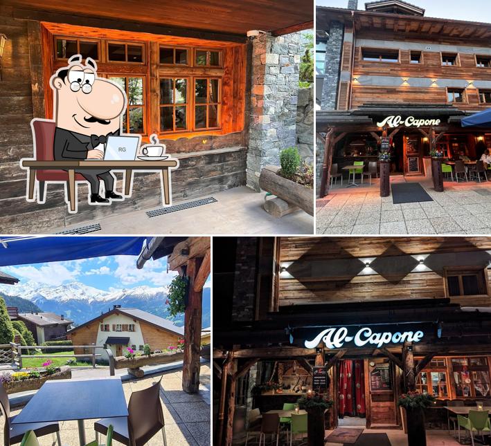 Gli interni di Restaurant Pizzeria Grill Al Capone