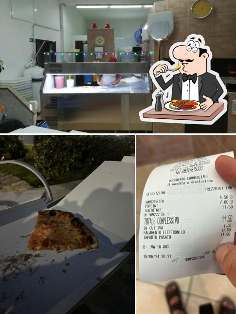 Questa è la foto che mostra la cibo e interni di Pizzeria La Rosa Dei Venti - asporto e consegna a domicilio