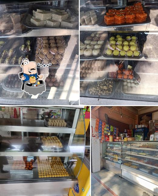 Food at Manjushree bakery and sweets