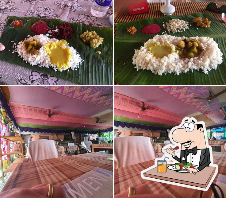 This is the photo showing food and interior at Varsha Pure Vegetarian Restaurant