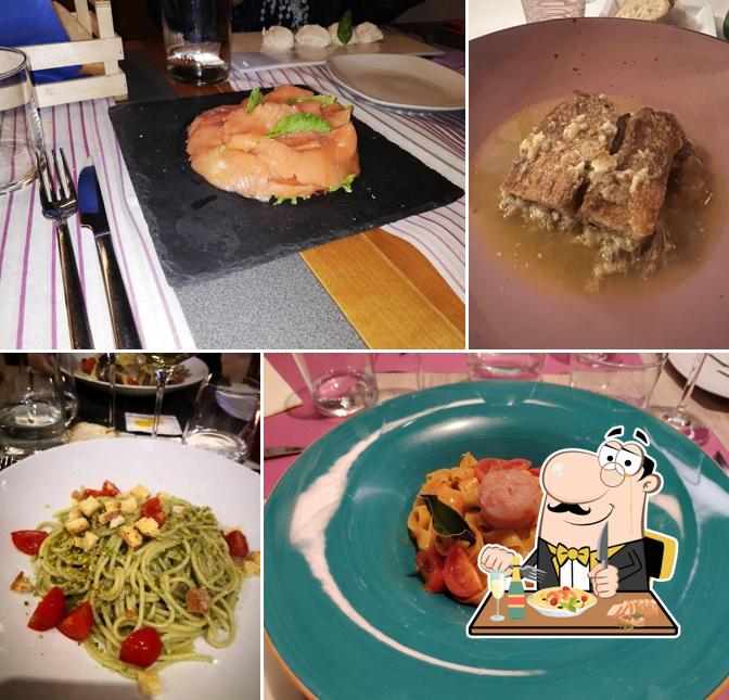 Platti al Antica Osteria Manin con cucina