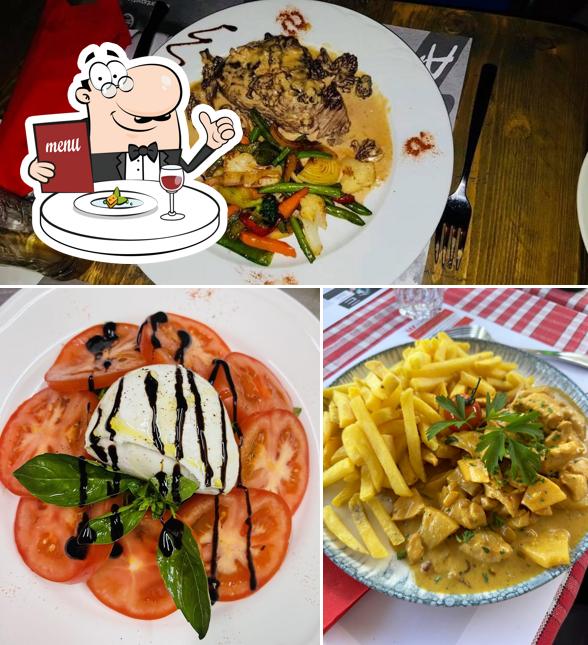 Platti al La Pizzeria Coppet