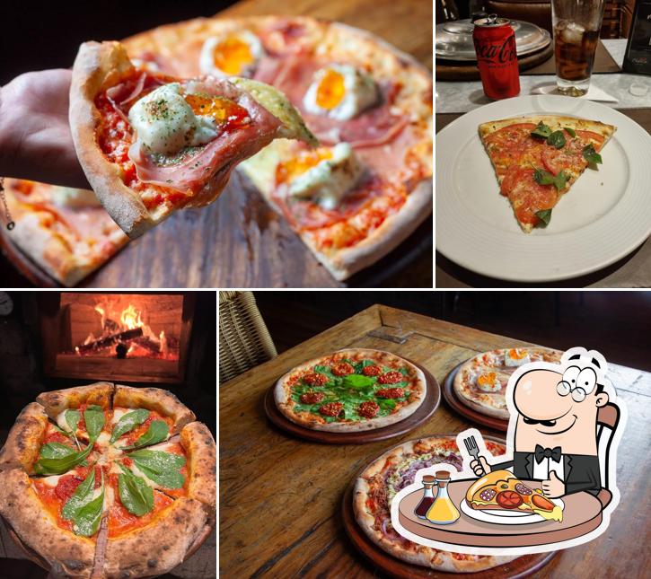 Peça pizza no Olegário Pizzaria