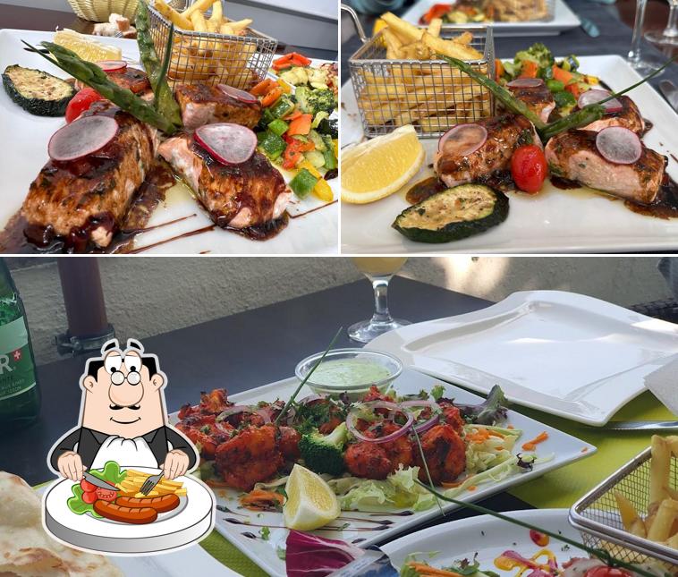 Spezzatino di maiale al Restaurant Le Léman