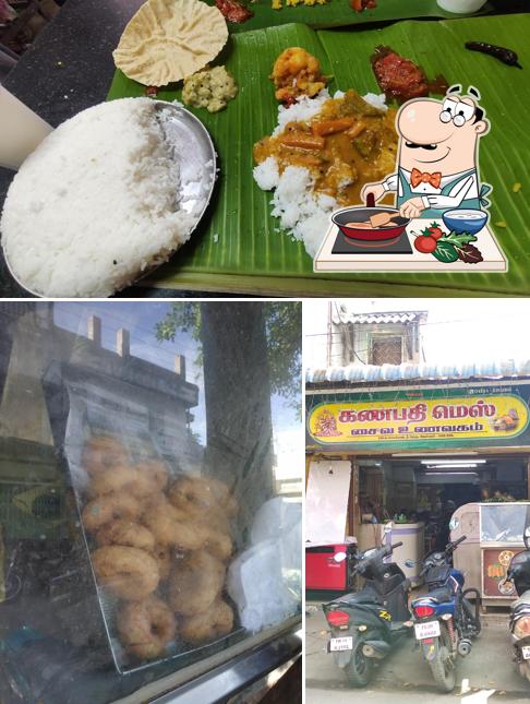 Chicken curry at Sri Ganapathy Mess