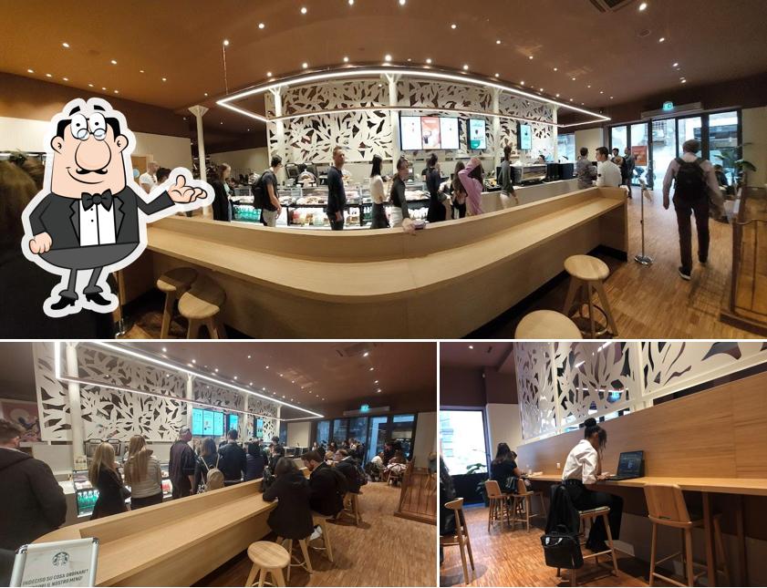 Dai un'occhiata agli interni di Starbucks - Verona