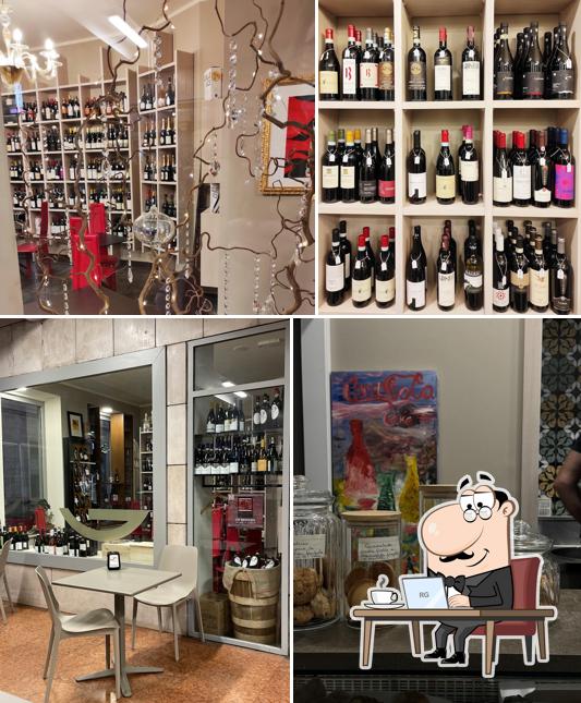 Gli interni di DEGUSTIBUS Ancona caffetteria • enoteca • degusteria