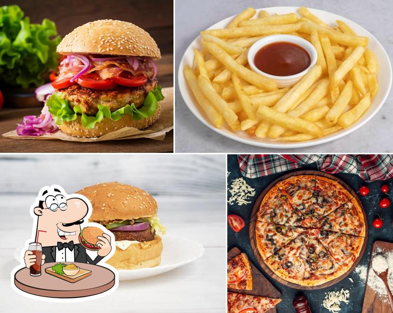 Hamburger at Italian Bytes