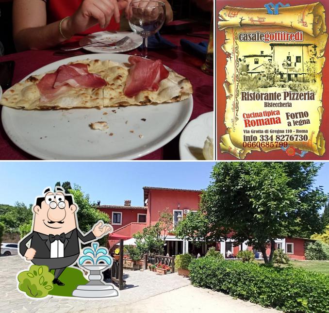 Goditi la vista dagli esterni di Ristorante Casale Gottifredi