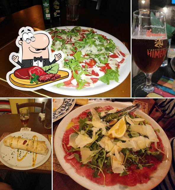 Carpaccio di manzo al Cantine Sanfilippo