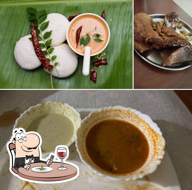 Food at Madurai Meenakshi Temple South Indian