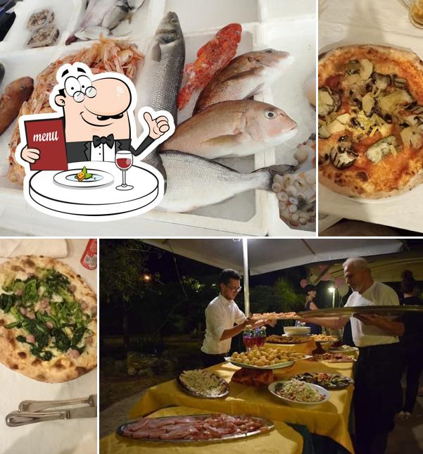 Cibo al Ristorante del sud