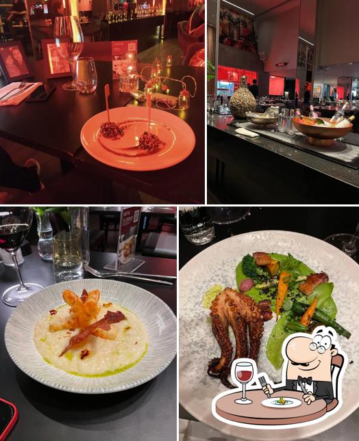 Comida em HUB Food Art Lounge