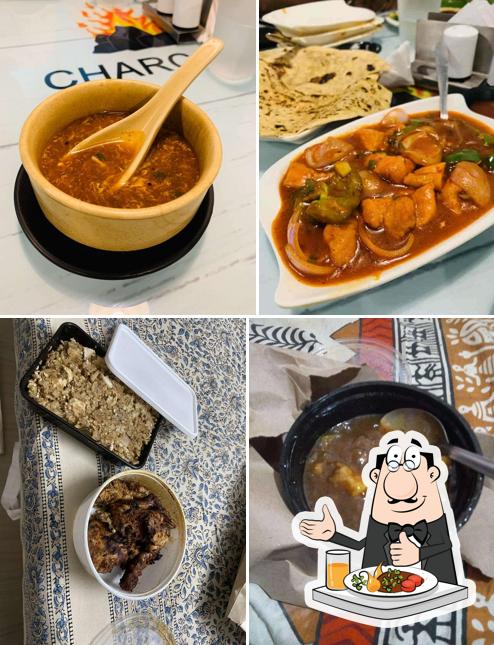 Food at Charcoal Restaurant